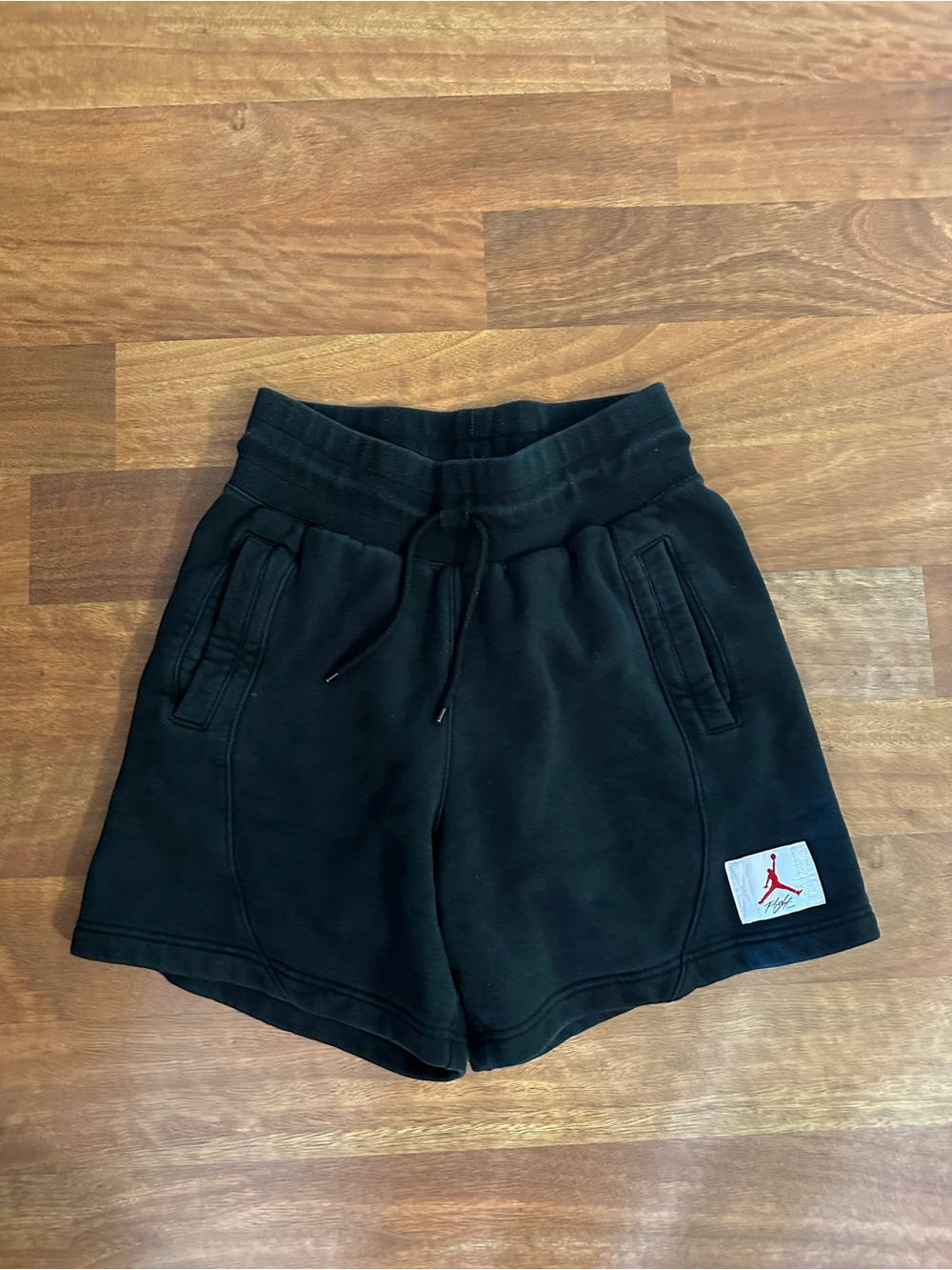 Jordan Black Fleece Shorts